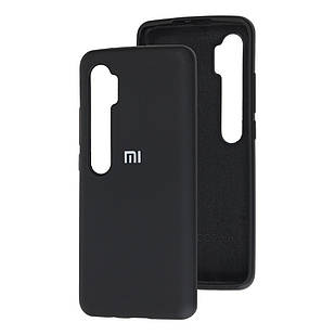 Чехол Silicone Case Full для Xiaomi Mi Note 10 Black