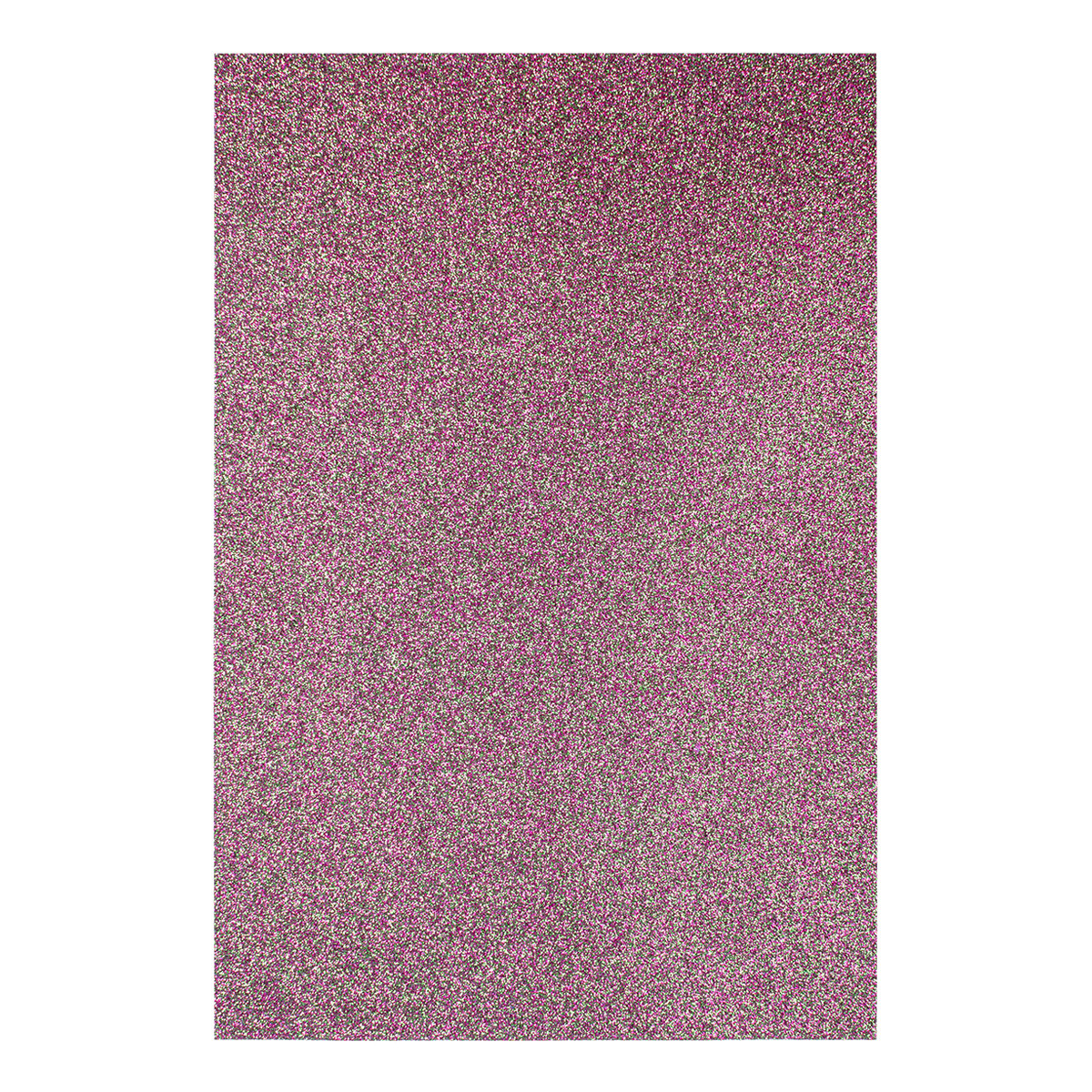 Фоамиран ЕВА рожевий хамелеон з глітером, з клейовим шаром, 200*300 мм, товщ. 1,7 мм