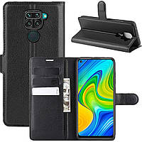 Чехол-книжка Litchie Wallet для Xiaomi Redmi Note 9 / 10X 4G Black