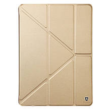 Чохол-книжка для iPad Mini, iPad Mini 2, iPad Mini 3, шкіряний з полікарбонатом, Baseus, Золотий /flip case/фліп кейс /айпад