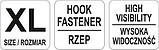 Пояс для підтримки спини еластичний 125 Х 20 см розмір XL YATO YT-74242 (Польща), фото 4