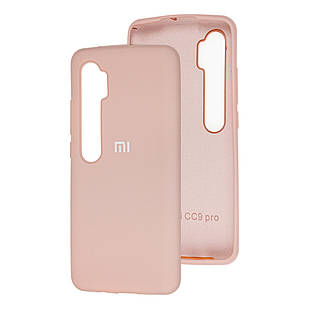 Чехол Silicone Case Full для Xiaomi Mi Note 10 Pink Sand