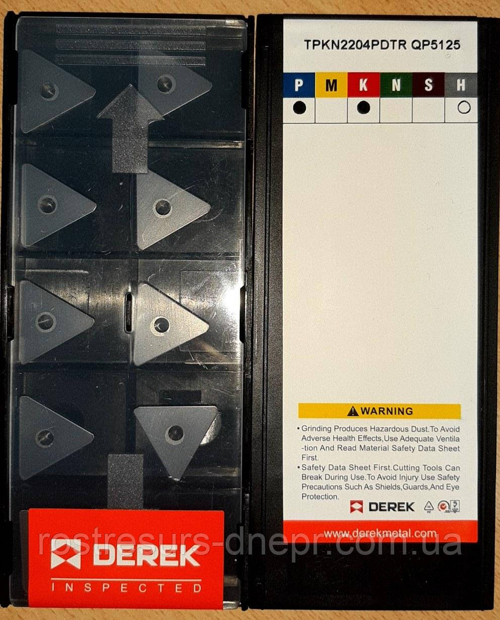 Пластина змінна твердосплавна TPKN2204PDTR QP5125, фото 1