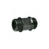 Ніпель різьбовий 1/2"х1/2", НР-НР, пластиковий, PP, фото 2