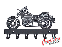 Вешалка для одежды Металлическая на стену мотоцикло Ямаха VStar key hanger mororcycle