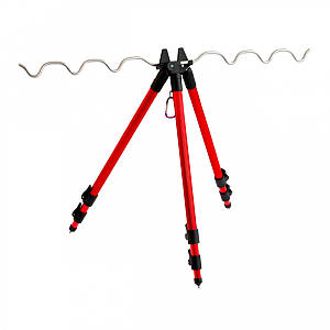 Фідерна тринога Futurity Tripod на 7 вудлищ, червоний