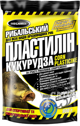 Рибальський пластилін Megamix, 900 г, Кукурудза