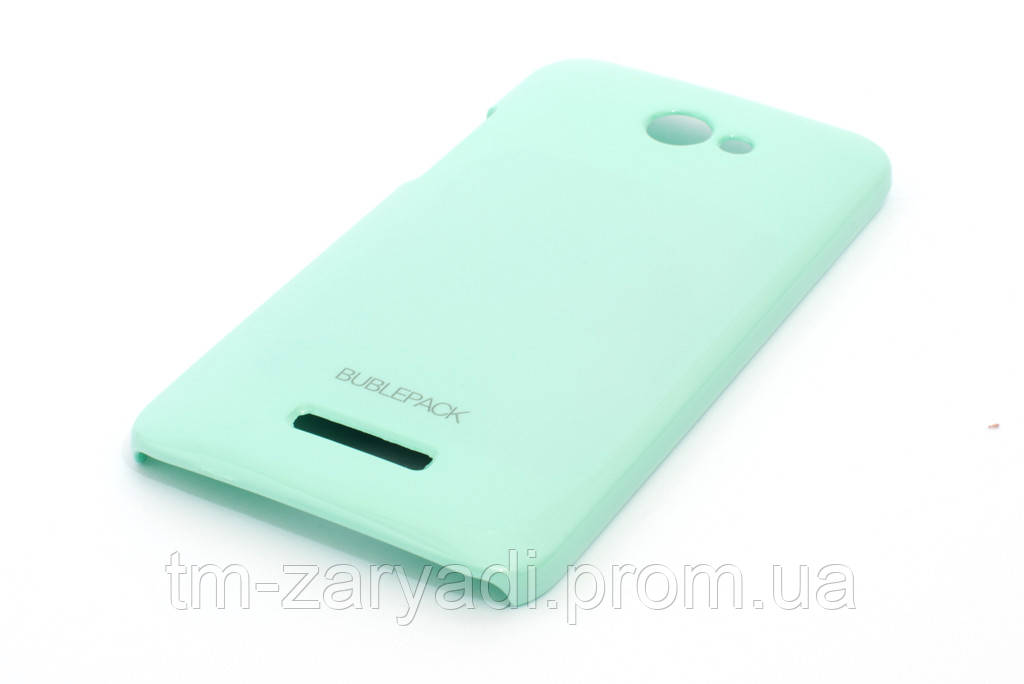 Чохол-накладка HTC Butterfly X920e, пластиковий, Buble Pack, Бірюзовий /case/кейс /штс