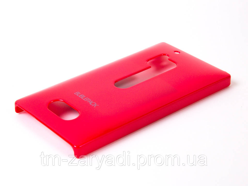 Чохол-накладка для Nokia Lumia 928, пластиковий, Buble Pack, Малиновий /case/кейс /нокіа