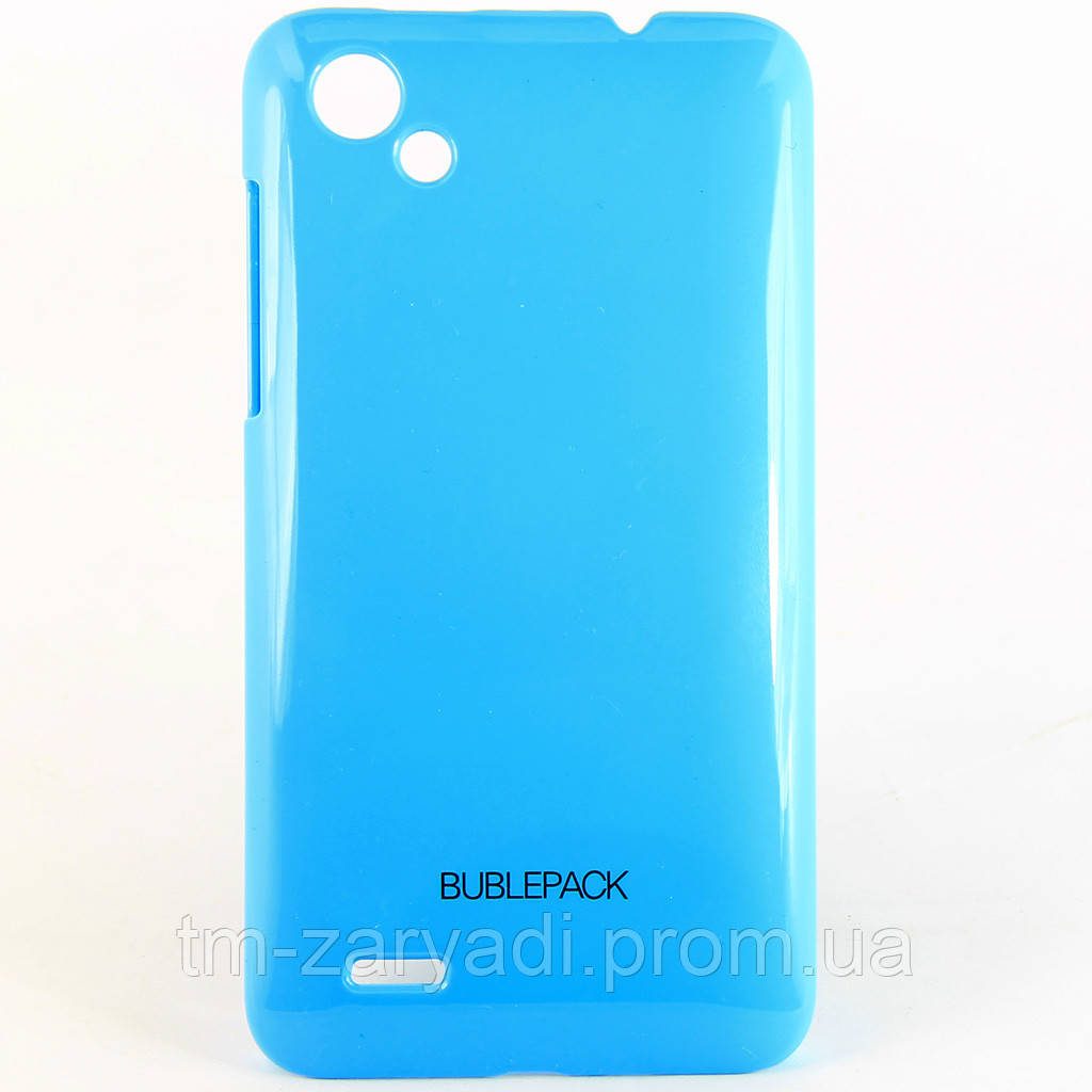 Чохол-накладка HTC One SC, T528D, пластиковий, Buble Pack, Блакитний /case/кейс /штс
