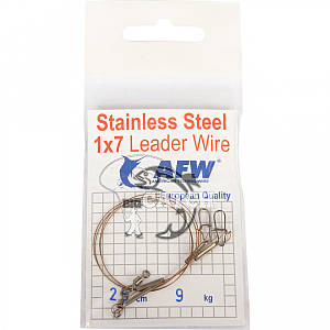 Повідець сталевий 1*7 American Fishing Wire 9 кг, 2 шт. 25 см.