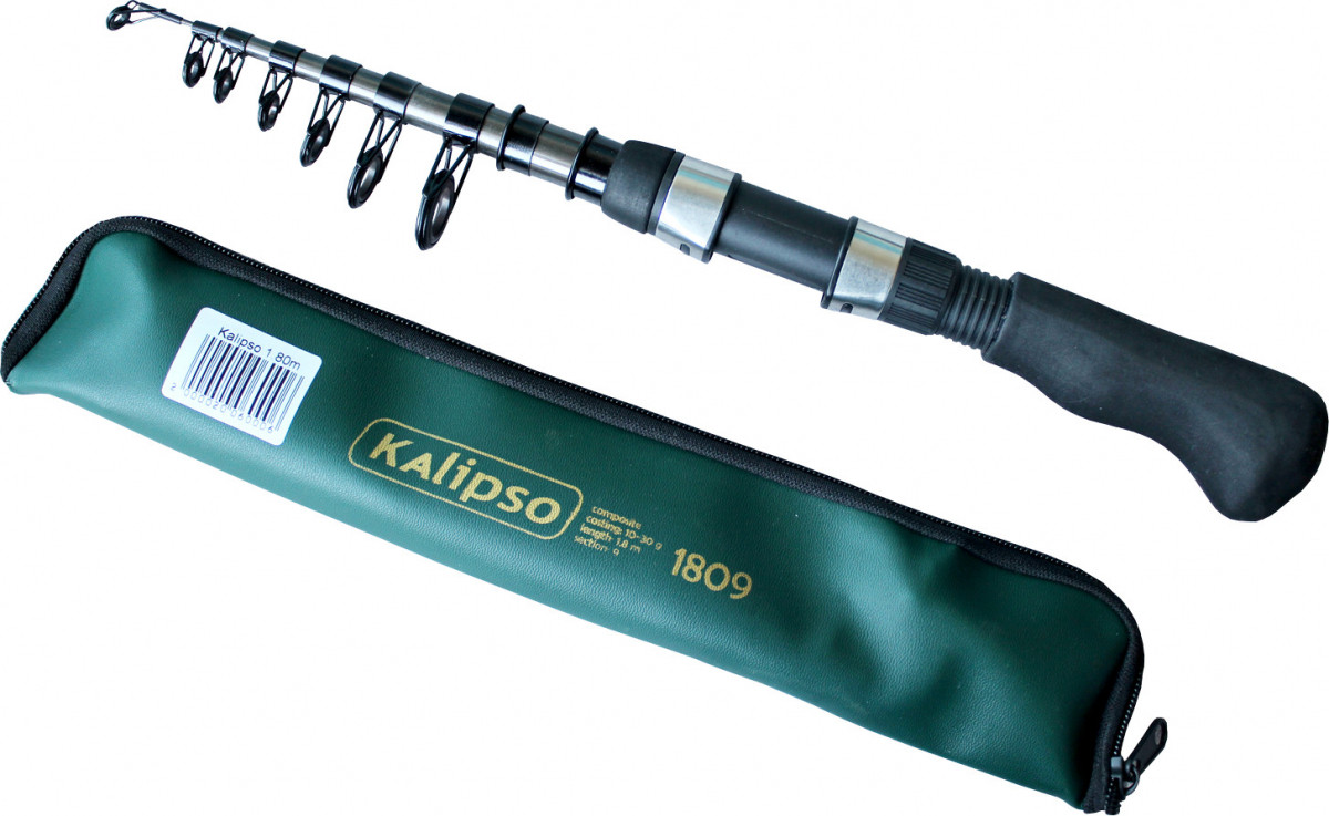 Спінінг Kalipso укорочений 1.80м 10-30 г. у чохлі, фото 1