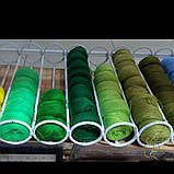 Акрилова нитка для вишивки. 5 г. Колір — оливковий, фото 2