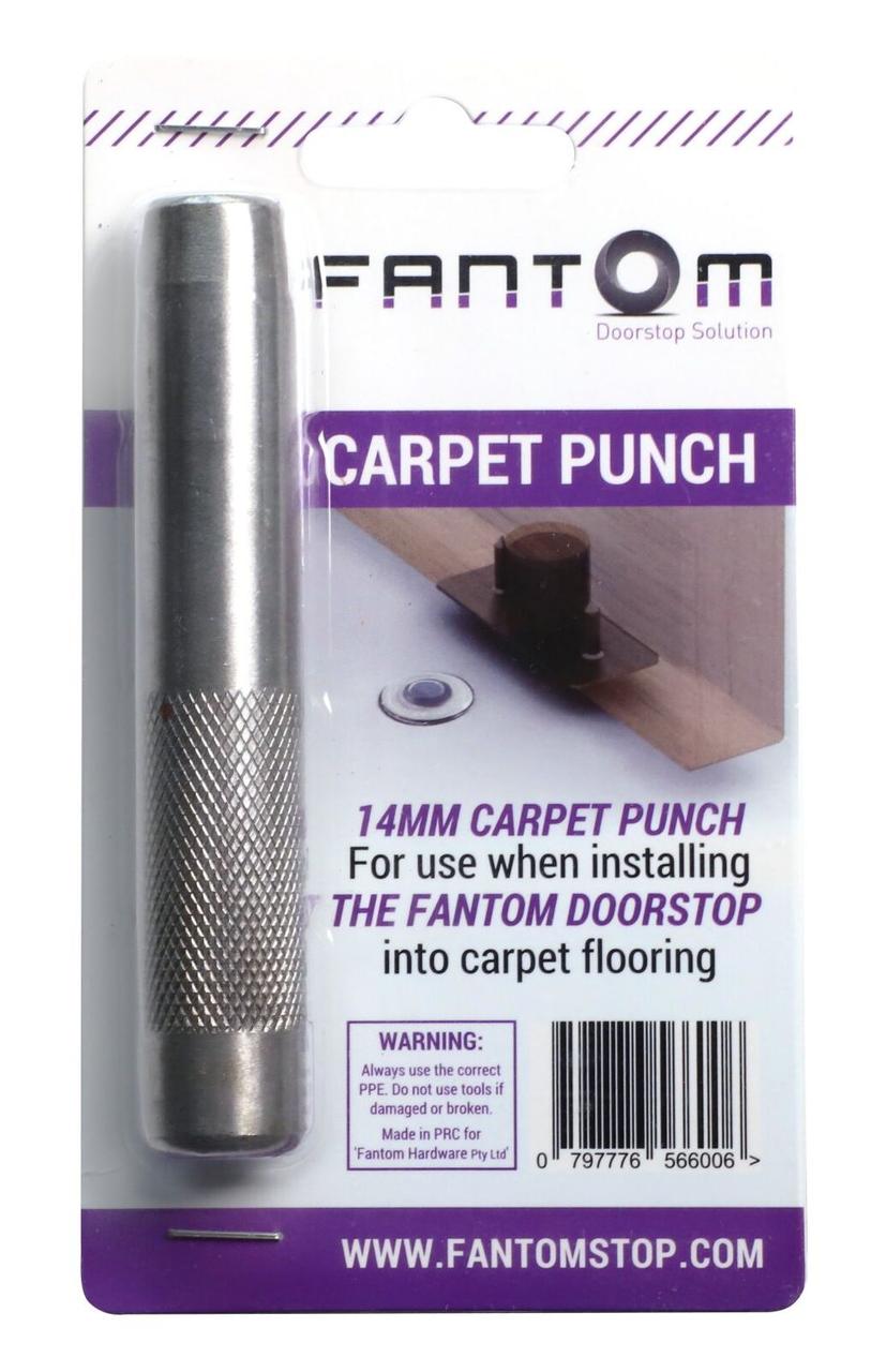 Пробій для дверного стопора Fantom Carpet Punch сталевий (Австралія)