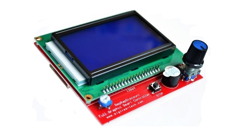 Дисплей із контролером для 3D принтера LCD12864 RAMPS ЧПУ V1.1