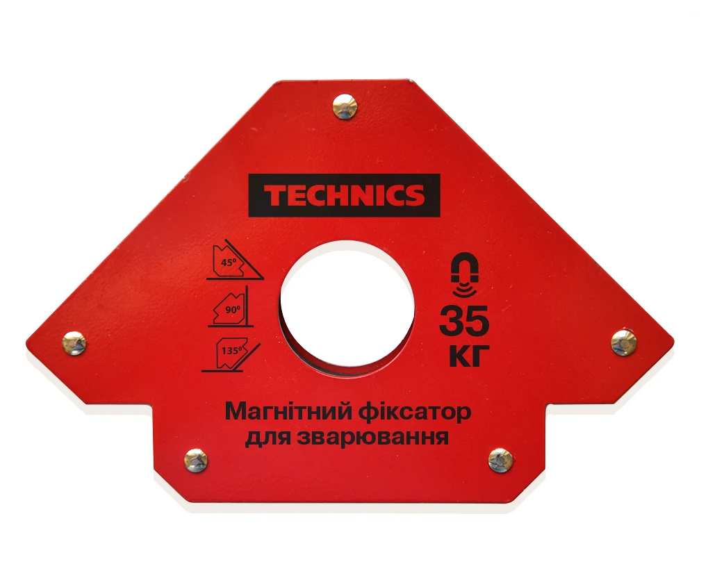 Магнітний фіксатор Technics для зварювання 35 кг 190 х 120 мм (12-162)