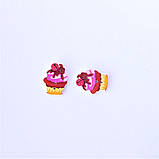 Ґудзик декоративний "Пірожне" дерев'яна 2,5*2 см 5 шт. набір, фото 3