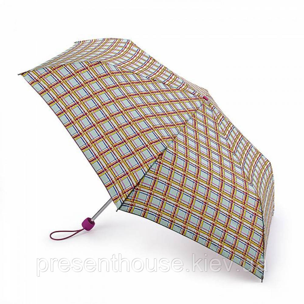 Парасолька жіноча Fulton Superslim-2 L553 Modern Check (Сучасна клітинка)
