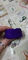 Акрилова нитка для вишивки. 5 г. Колір — темно-фіолетовий