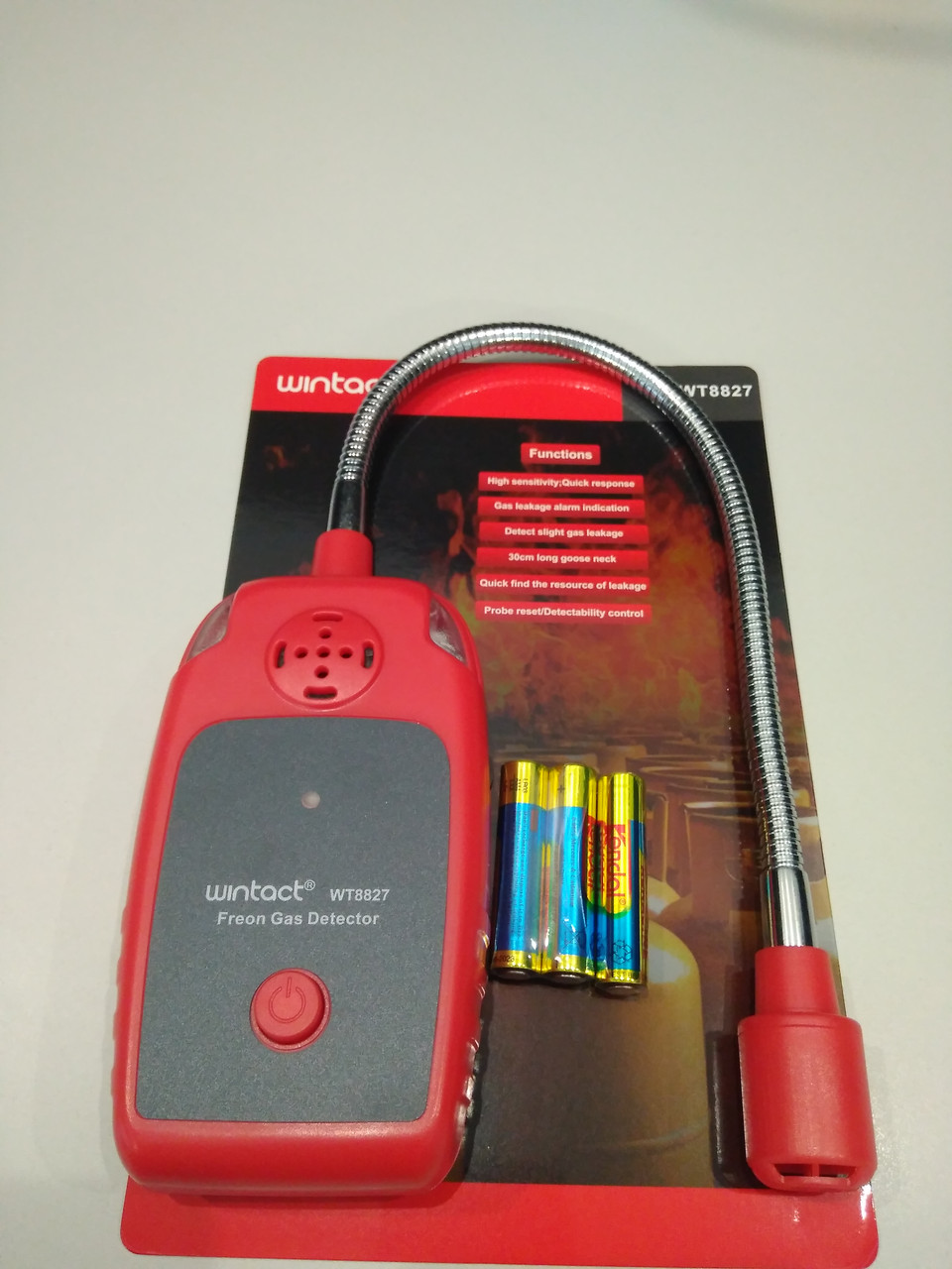 Детектор поиска утечки фреона, анализатор фреона (10 ~ 1000 PPM) WT8827 WINTACT