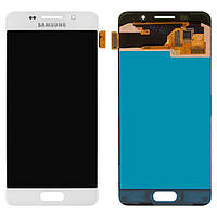 Дисплей для Samsung Galaxy A3 (2016) A310, модуль (экран и сенсор), OLED Белый