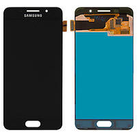Дисплей для Samsung Galaxy A3 (2016) A310, модуль (экран и сенсор), OLED Черный