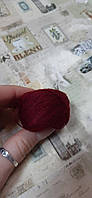 Акрилова нитка для вишивки. 5 г. Колір — бордовий