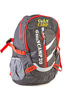 Рюкзак GreenCamp, 20 л Сіро-червоний