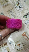 Акрилова нитка для вишивки. 5 г. Колір — яскраво-рожевий