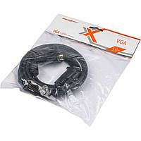 Кабель VGA 3.0 m Maxxter (V-VGA-10) чорний (пакет)