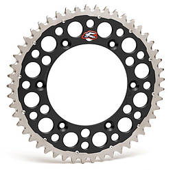Зірка Renthal 520 Twinring Chainwheel - Kawasaki (Black), 51z