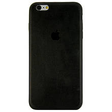 Чохол-накладка для Apple iPhone 6 Plus, шкіряний, Leather case, Чорний /case/кейс /айфон