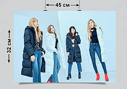 Плакат А3, Black Pink 12
