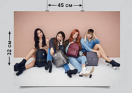 Плакат А3, Black Pink 1