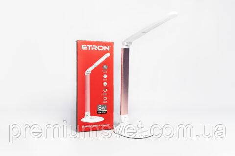 Лампа настільна світлодіодна ETRON Desk Lamp step 8W White-coral (1-EDL-400), фото 1