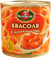 Квасоля в томатному соусі ТМ "Чемпіон" (425мл)