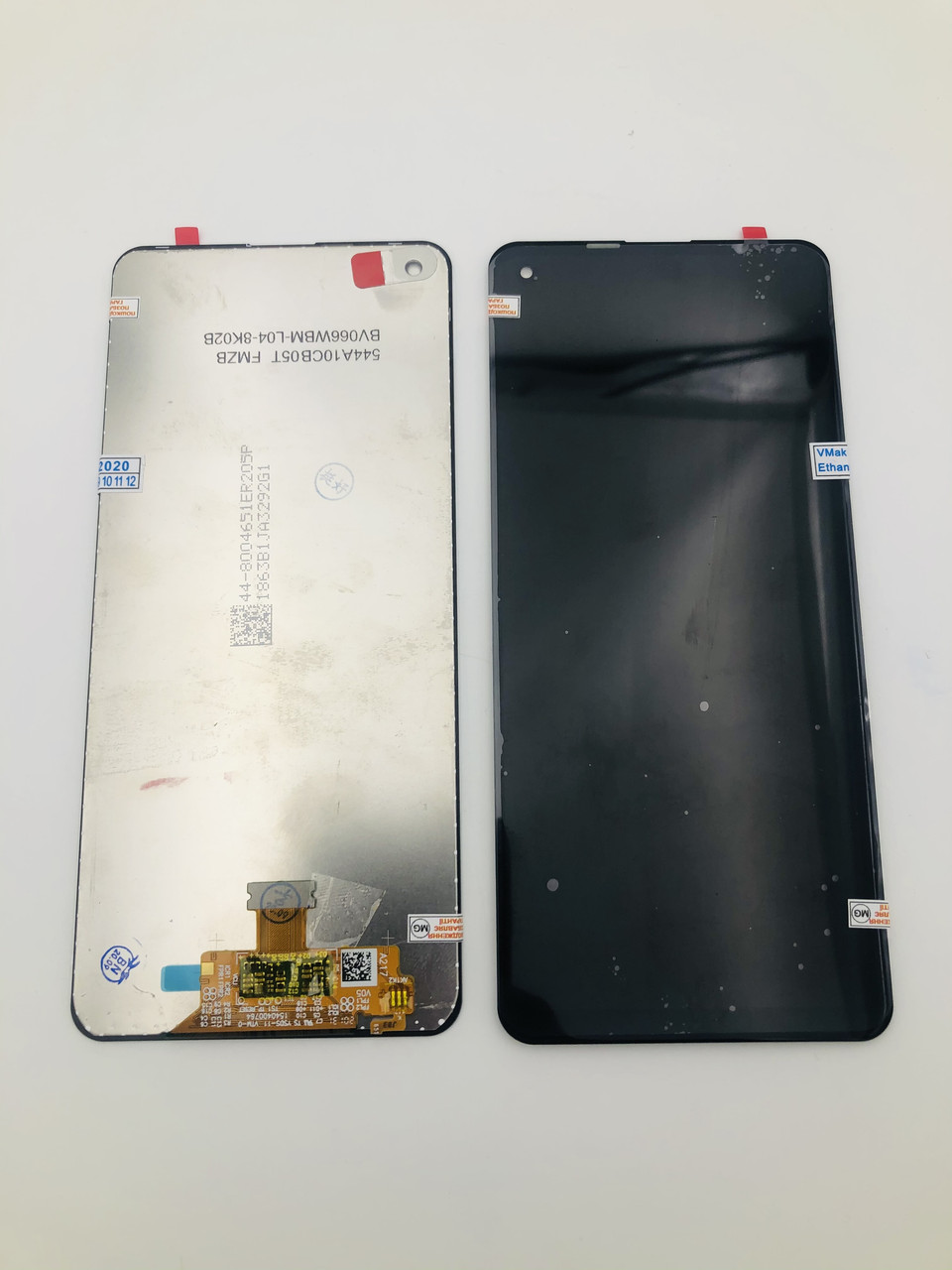 Дисплей для мобільного телефону Samsung A21s 2020/A217, чорний, з тачскріном, PLS TFT LCD, ORIG, фото 1