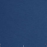 Скатертина овальна бавовна тефлонова водовідштовхувальне гідрофобне просочення кольору синій електрик, фото 2