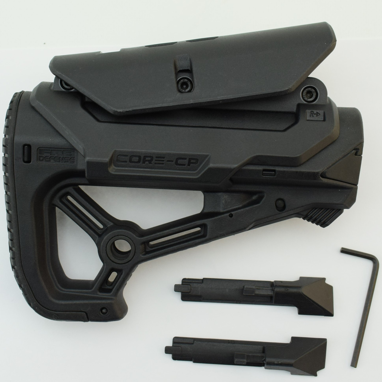 Приклад FAB Defense GL-CORE S CP для AR-15 c регульованою щокою