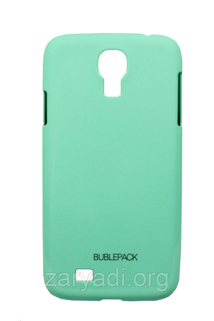 Чохол-накладка для Samsung Galaxy S4, i9500, пластиковий, Buble Pack, Бірюзовий /case/кейс /самсунг галаксі