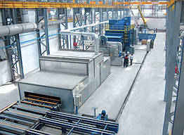 Лінія дробометального очищення і консервації металопрокату