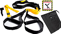 Тренувальні петлі TRX - Fit Lumo Yellow 4 in 1 set ТОП якість 4 см ширина