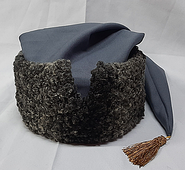 Гетьманська шапка з сірого каракулю