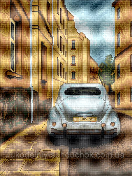 Набір для вишивки хрестом Luca-S B238 Авто-ретро, фото 1