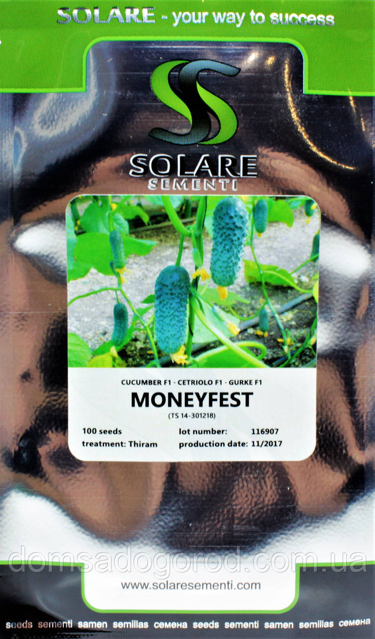 Огірок Маніфест F1 <unk> Moneyfest F1 Solare Sementi 100 шт.