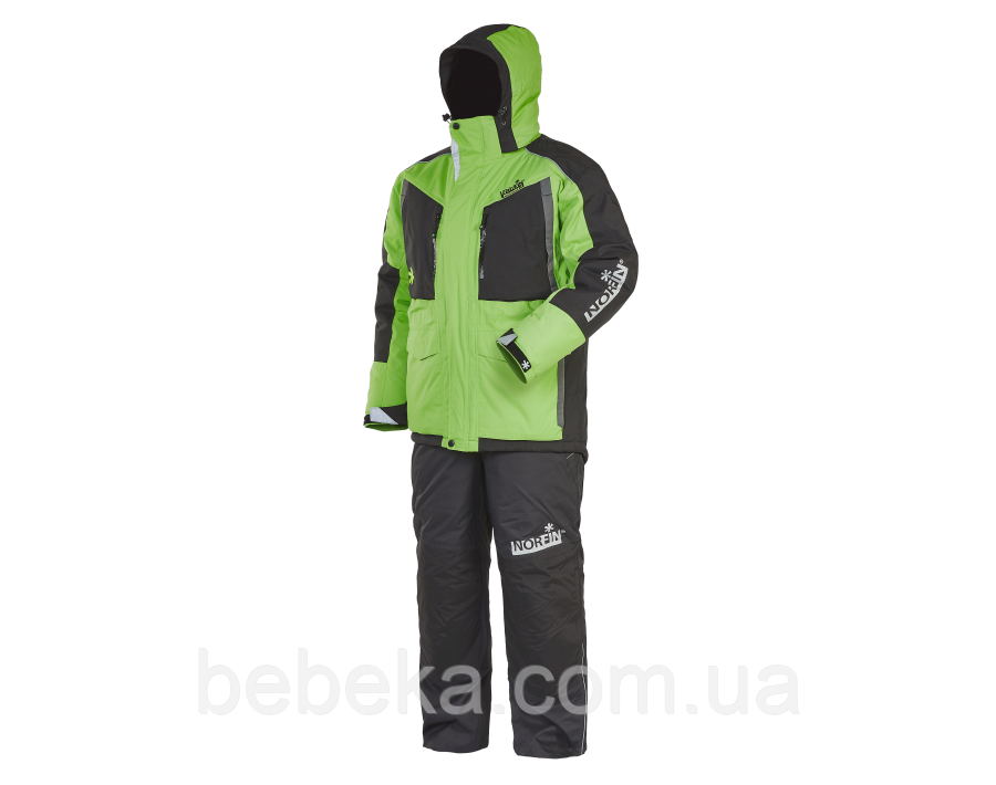 Костюм зимовий мембран. Norfin DISCOVERY 2 GREEN (колір FC) -35 ° / 8000мм / S (452101-S)