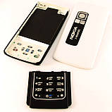 Корпус для Nokia 6288 з клавіатурою, High Copy, Білий /панель/кришка/накладка /нокіа, фото 4
