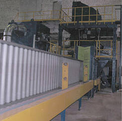 Камера дробеметная для очищення балок