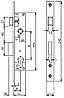 Замок для профільних дверей SANTOS Profile Lock 726 30/90 22 мм, фото 8