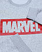 Світшот осінь-зима чоловічий бел меланж MARVEL з принтом WTGRI XXL(Р) 18-502-003, фото 3